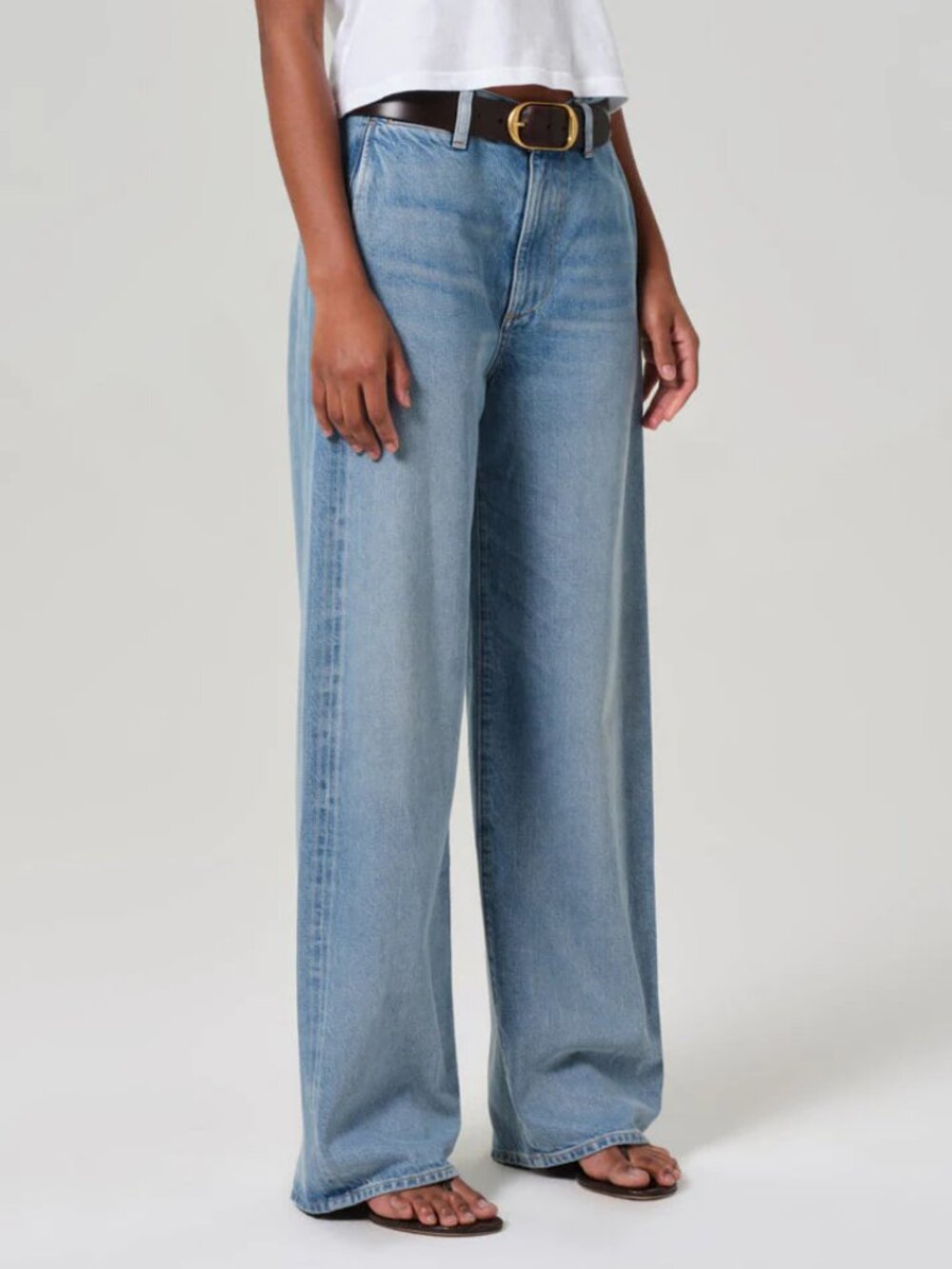 Citizens of Humanity "Ayla Polish" Trouser Jeans in Chalice Wash 26